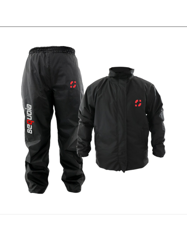 Impermeable de dos piezas para motorizados de empresa